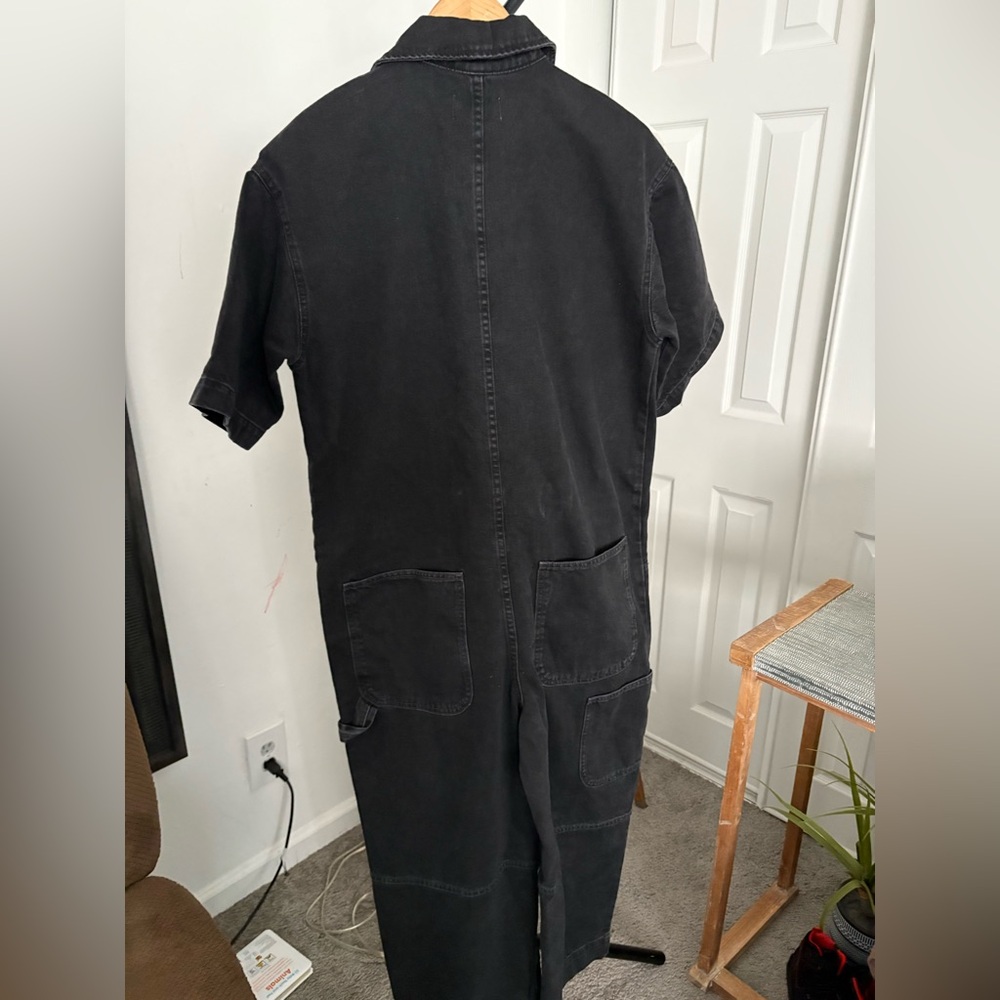 NWT FREE PEOPLE WE THE FREE Golden Days Denim Jumpsuit | Empire State MSRP $148 - Picture 8 of 8